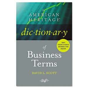   American Heritage Dictionary of Business Terms HOUH55000 Electronics