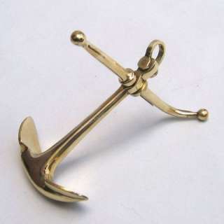 Solid Brass Anchor Paper Weight Nautical Gift  