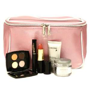  Lancome Travel Set Inside Beauty Gift Set for Women, Pink 