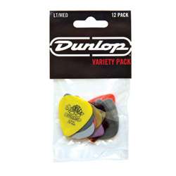 Dunlop Pick Variety Pack Thin Medium   12 Pack  