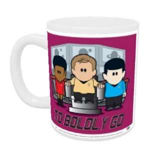  To Boldly Go   Mug   Standard Size