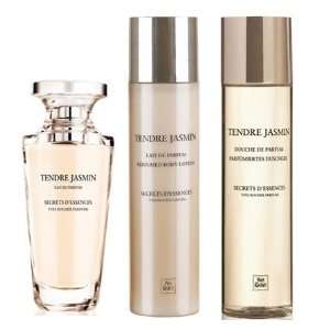  TENDRE JASMIN SECRETS DESSENCES Perfume 3 piece Gift Set Tendre 