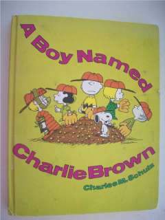 Book A Boy Named Charlie Brown by Charles M Schulz L@@K  