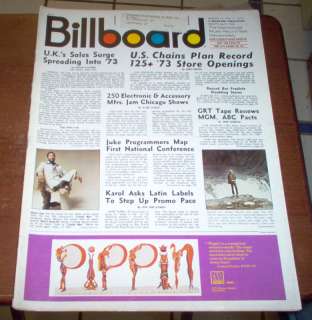 Billboard Magazine 1973 David Bowie Grateful Dead Ads  
