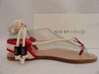 BN See by Chloe Billy Jean Strap Sandals Shoes UK5 38  