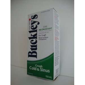 BUCKLEYS Original DM DECONGESTANT COUGH, COLD & SINUS Syrup 150 ml 