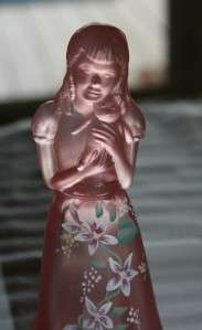 Fenton Empress Rose HP Girl Figurine, c. 2000  