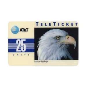   Card 25u American Bald Eagle (Spanish) VF (No Envelope) (Group 4