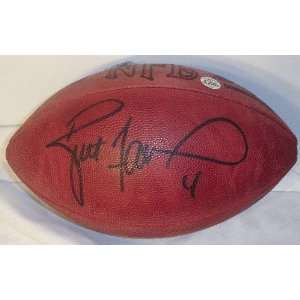 Brett Favre Autographed Football 
