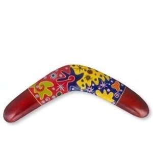  12 Boomerang Hand Painted 