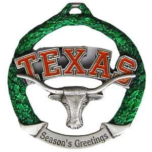 Bergamot Texas Longhorns Holiday Ornament Set   TEXAS 