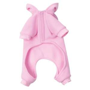 Casual Canine Animal Loungers Pajamas Pink Bunny XS  
