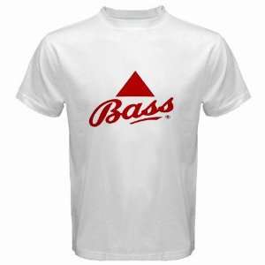 Bass Ale Beer Logo New White T Shirt Size  S 