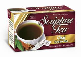 Scripture Tea~Chai Green Tea~20 Tea Bags~SEALED  