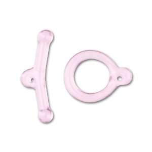  20mm Rosa Boro Glass Toggle Clasp Arts, Crafts & Sewing