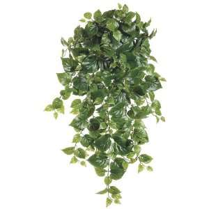  38 Inch Puff Philodendron Hanging Bush x12 with 260 Leaves   Green 