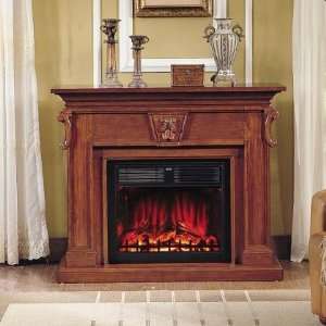    Royal Teak Fireplace with 28 Electrical Insert