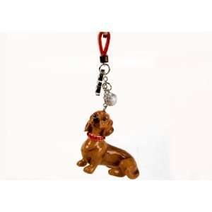  Dachshund Handmade Keyring (5cm x 5cm)