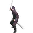 Black Traditional Ninja Ninjitsu Uniform Sizes XXS to L