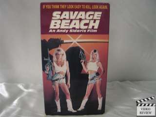 Savage Beach VHS Dona Speir, Hope Marie Carlton 043396907034  