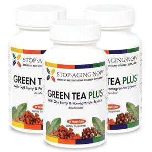 GREEN TEA PLUS® (3 Pack)   Green Tea Extract with Goji 