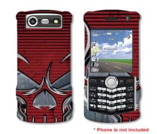Red Skull Hard Case Blackberry Pearl 8110 8130 Cover  
