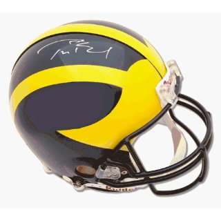  Tom Brady Signed Helmet   Authentic Michigan Sports 