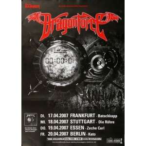  DragonForce   Ground Pound 2007   CONCERT   POSTER from 