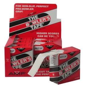  AMF Bowlers Tape 3/4 White 500 piece Roll Sports 