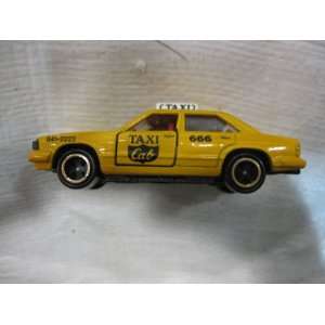  Yellow Taxicab #666 Matchbox Car Die Cast Collectibles 1 