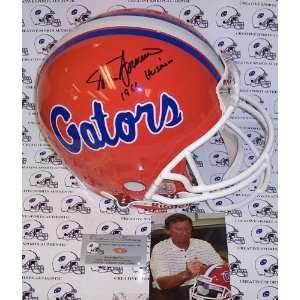 Steve Spurrier   Autographed Official Full Size Riddell Authentic 