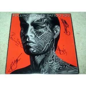  ROLLING STONES autographed TATTOO record *PROOF 