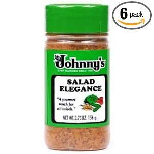 Johnnys Fine Foods Salad Elegance, 2.75 Ounce Bottles (Pack of 6 