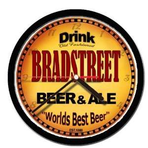  BRADSTREET beer and ale cerveza wall clock Everything 