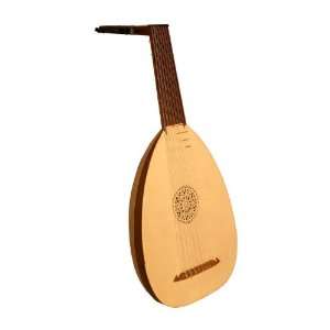  Ems 8 Course Lute With Case & Book Musical Instruments