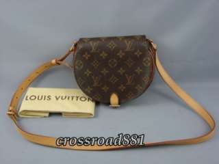 Authentic Louis Vuitton Monogram Tambourine Shoulder / Messenger Bag 