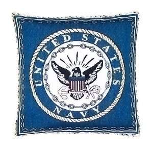  Navy Tapestry Pillow