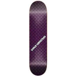  W Pattern Skateboard Deck purple (7.8 X 31.6) Sports 