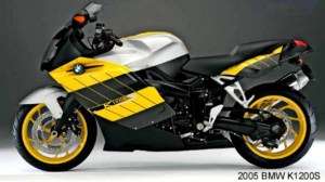 2005 BMW ~ K1200S MOTORCYCLE (YELLOW BLACK) MAGNET  