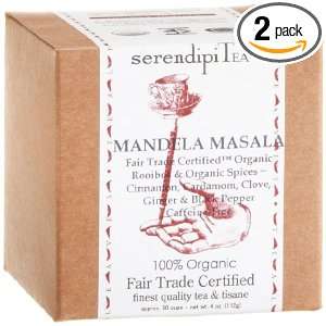 SerendipiTea Mandela Masala Tea, Organic Rooibos & Organic Spices 