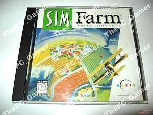 SIM FARM SIMFARM Maxis PC & MAC Game LOW SHIP 046357103452  