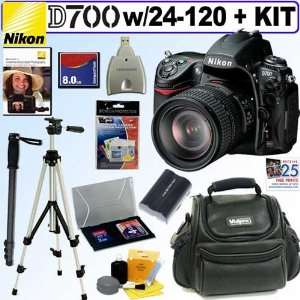  Nikon D700 Digital SLR With 24 120/3.5 5.6G ED IF VR Lens 