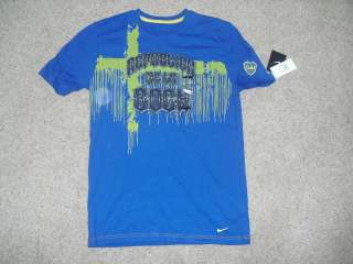 Nike Republic De La Boca Juniors T shirt sz M blue new 419840 451 