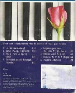   ROMANTIC PIANO INNER PEACE BODY AND SOUL RELAXATION MUSIC CD
