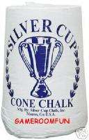 SILVER CUP CONE CHALK POOL TABLE BILLIARDS HAND TALC  