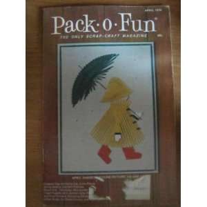  Pack o Fun Scrap Craft Magazine April 1975 Everything 