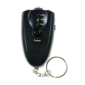 Keychain Breathalyzer with Search Light (Blood Alcohol Level Tester)