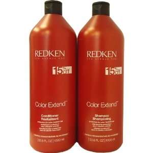  Redken Color Extend Shampoo + Conditioner 33.8oz Combo 