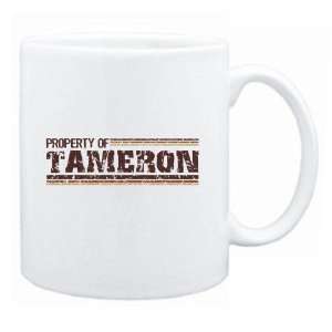  New  Property Of Tameron Retro  Mug Name