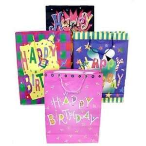  Jumbo 13 x 18   Birthday Gift Bags Case Pack 144   401462 